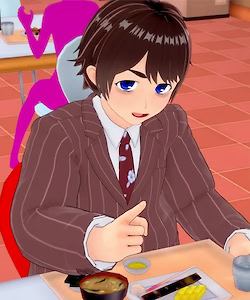 Gestresster dicker Mann