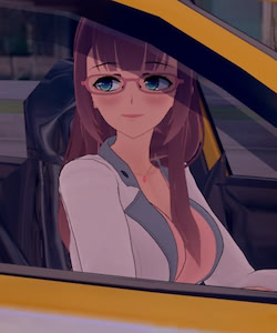 Süßer Milf-Taxifahrer