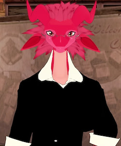 Kartenliebender Drache