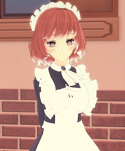 Schüchternes Dienstmädchen