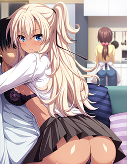 검은 걸 딸과의 음욕 상간~농락되는 아버지의 성욕~