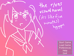 The r/visualnovels Visual Novel