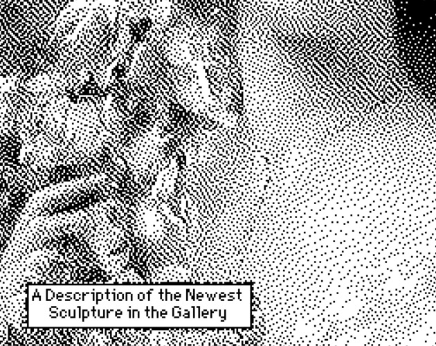 A Description of the Newest Sculpture in the Gallery