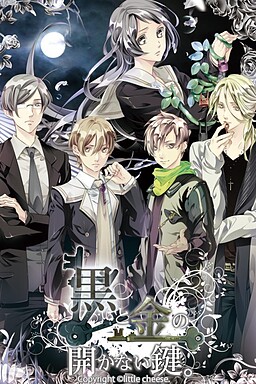 검정과 금색의 열리지 않는 열쇠.