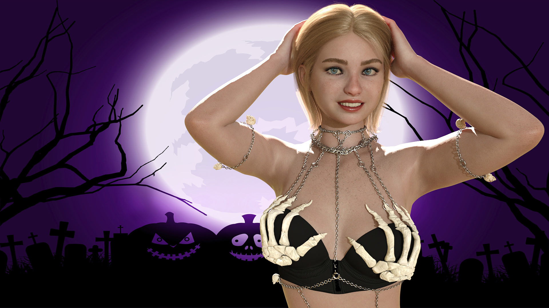 Hot Halloween with Alyssa