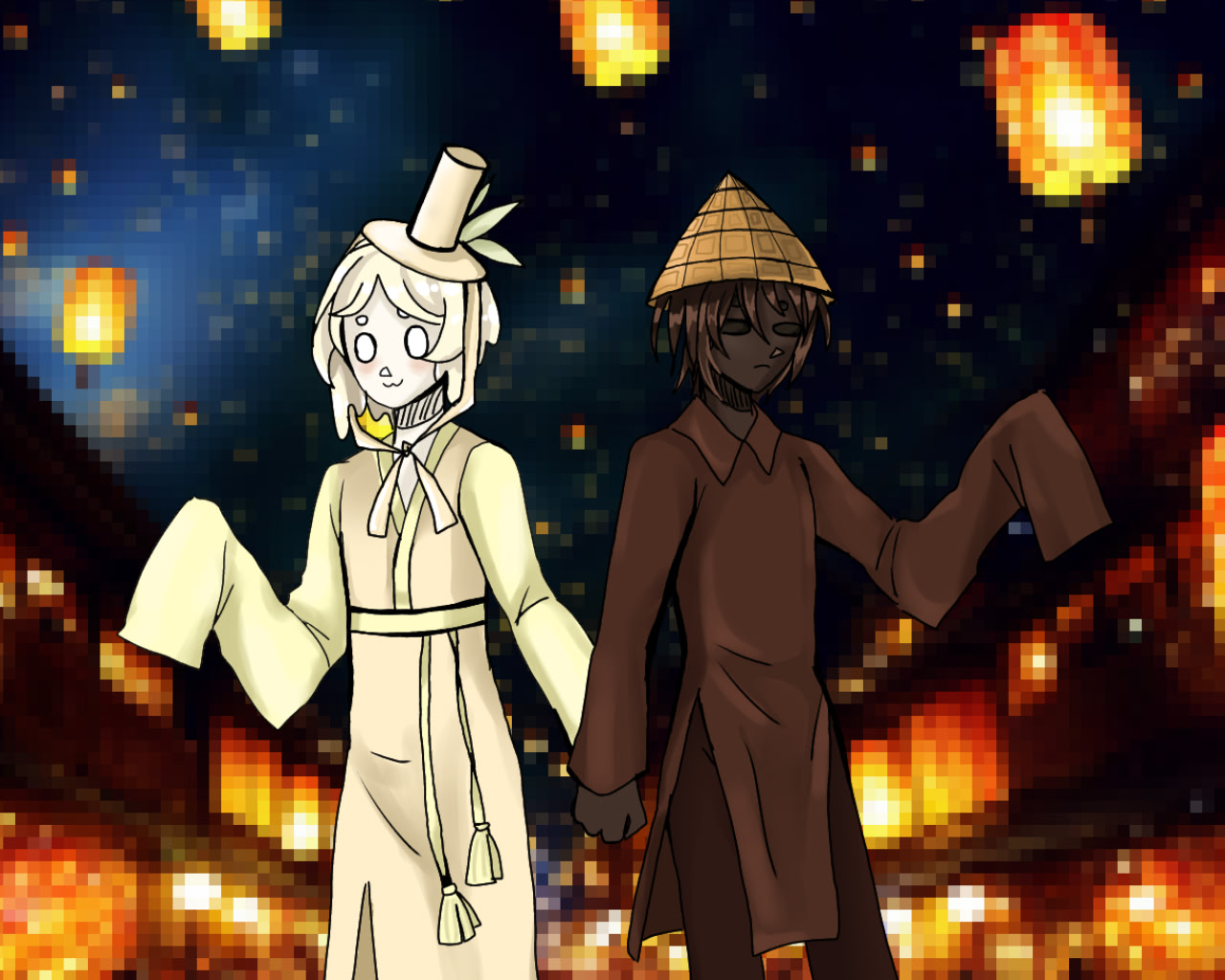 Bloody nights of pale lily