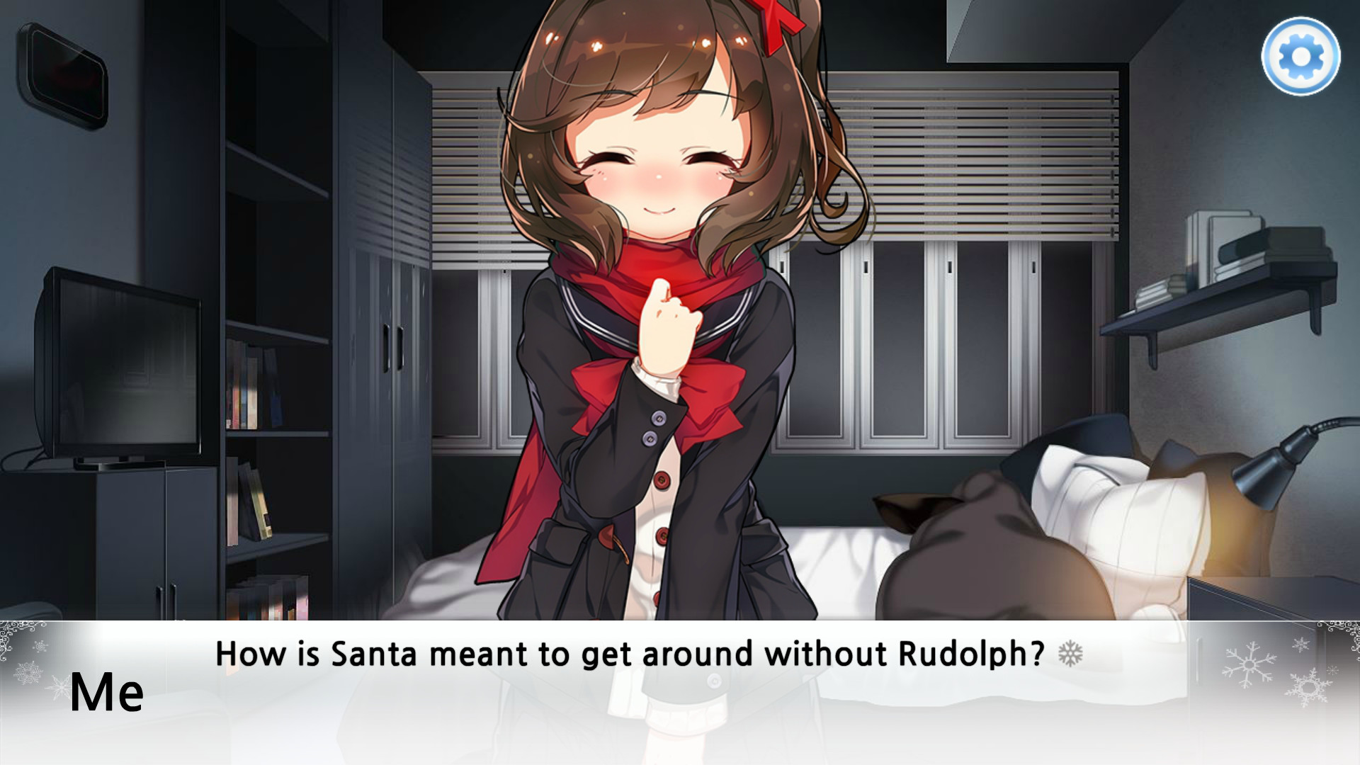 산타는 교복을 입을 수 밖에 없어