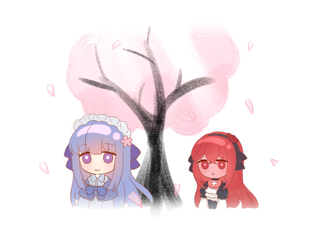 Flowering Across 樱下花期