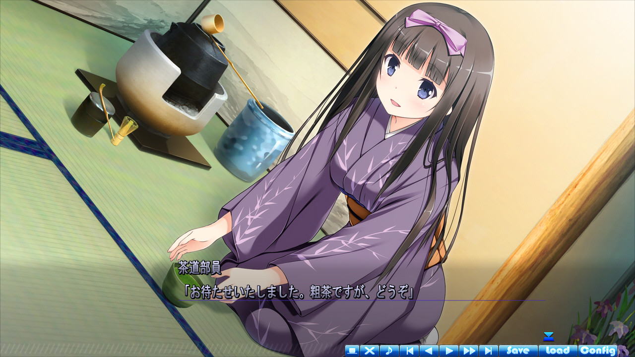 그녀는 오레로부터 떨어지지 않아