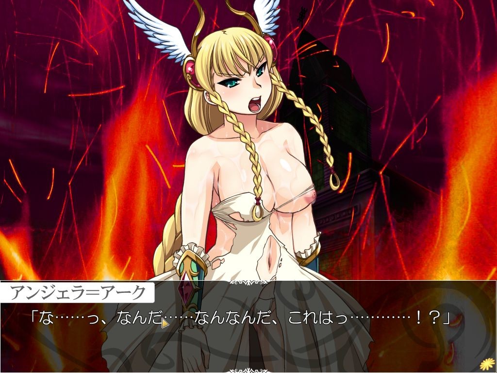 전을녀 안젤라～거대 몬스터에게 강제로 열려버린 성역