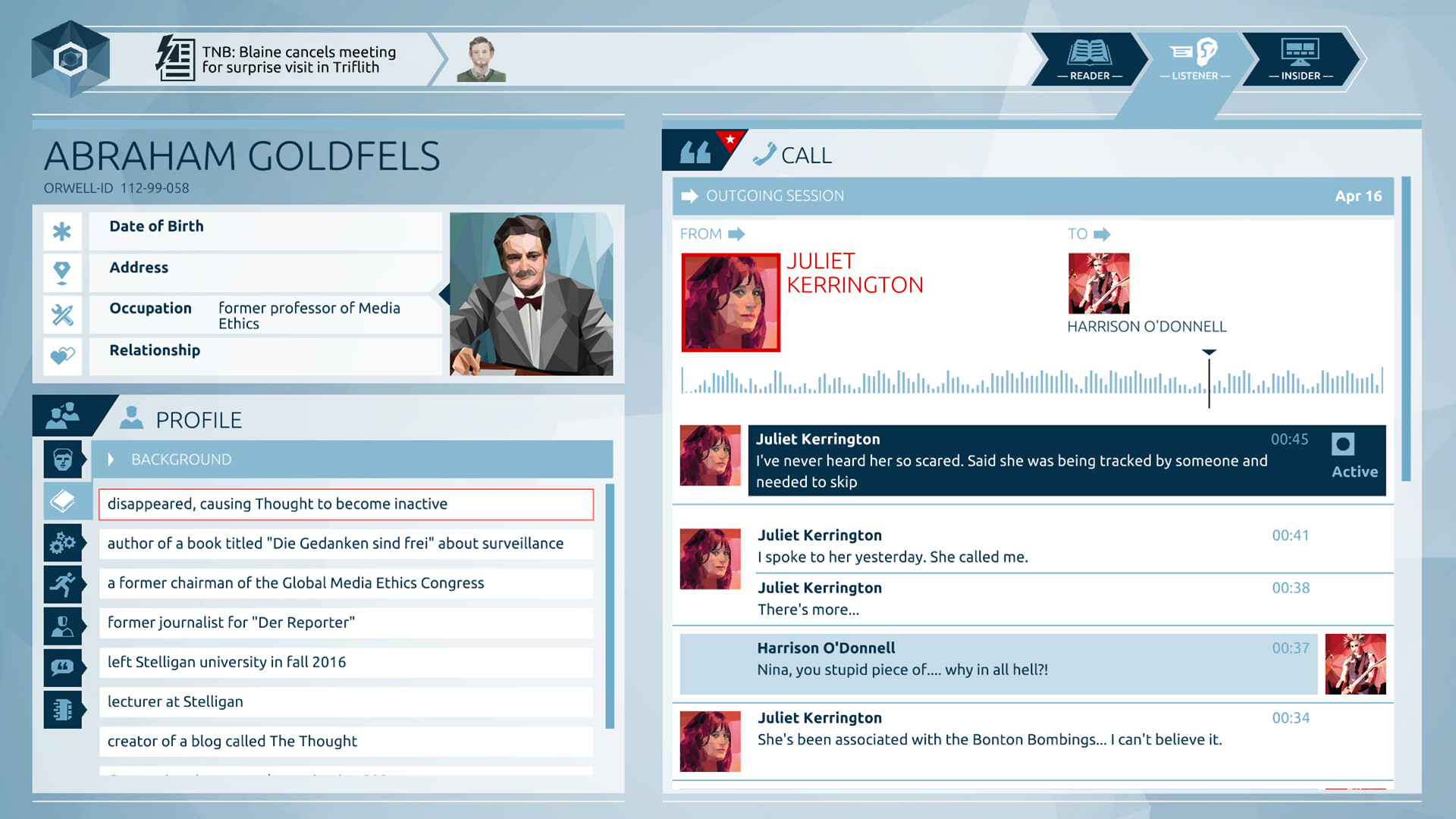 Orwell: Keeping an Eye On You