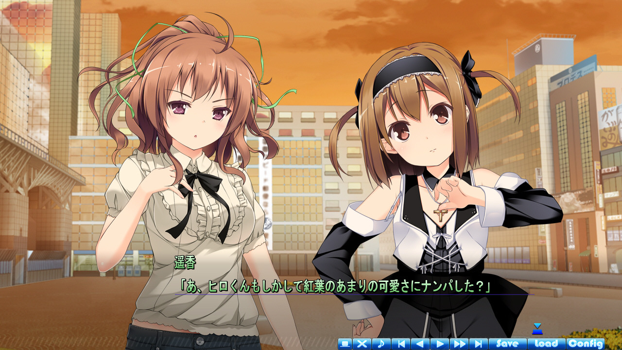 그녀는 오레로부터 떨어지지 않아