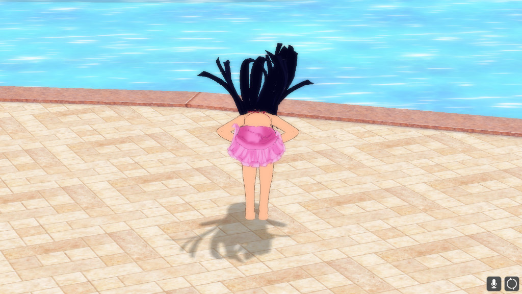 커스텀 여자아이 푸르푸르 풀