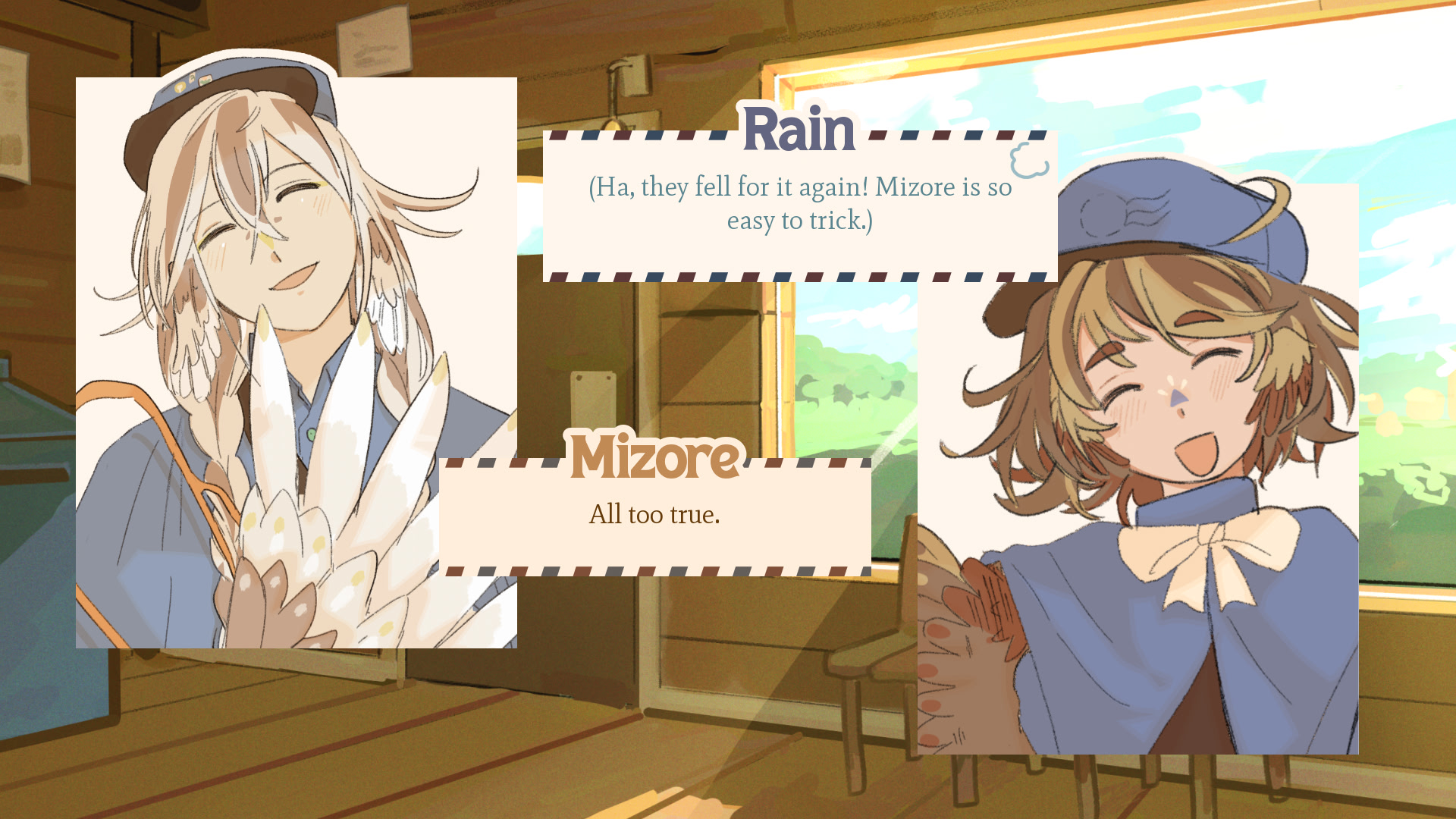 Upwards, Rain! The Post Office of Farewells