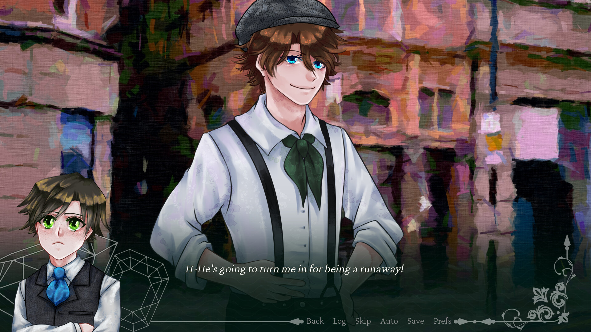 Crimson Waves on the Emerald Sea