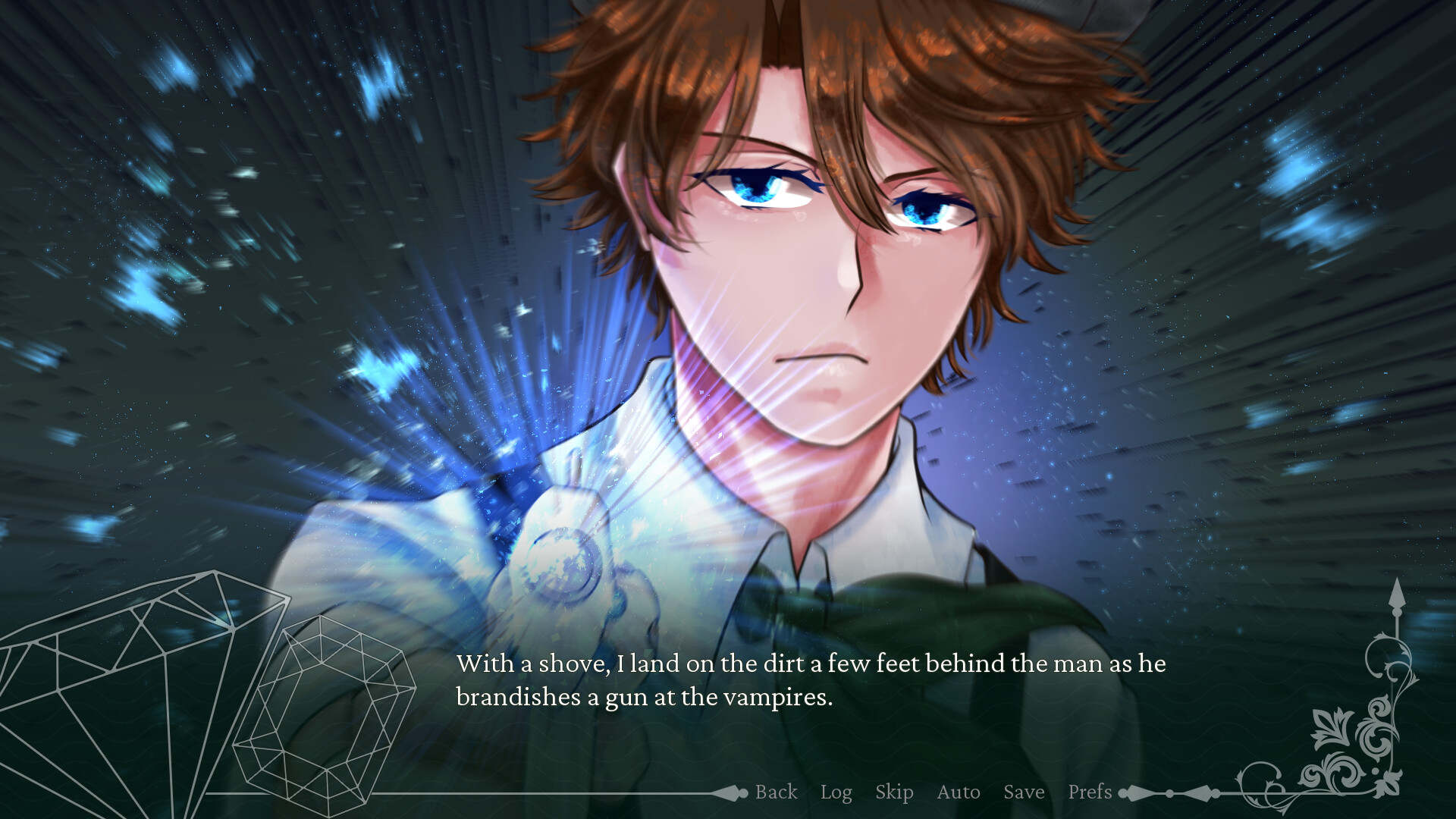 Crimson Waves on the Emerald Sea