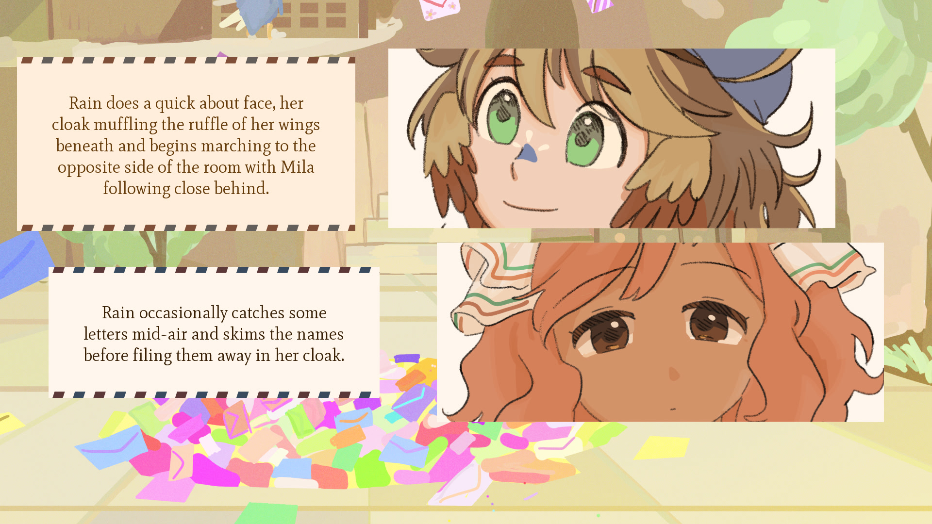 Upwards, Rain! The Post Office of Farewells