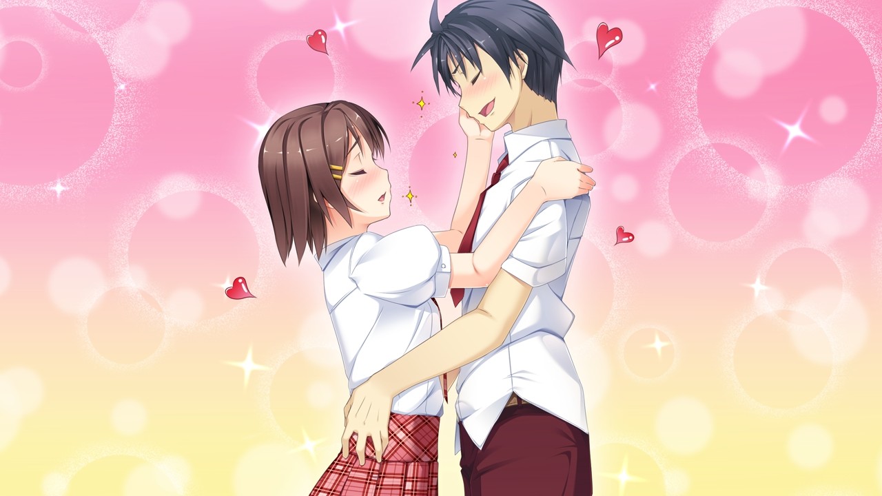 그녀는 오레로부터 떨어지지 않아