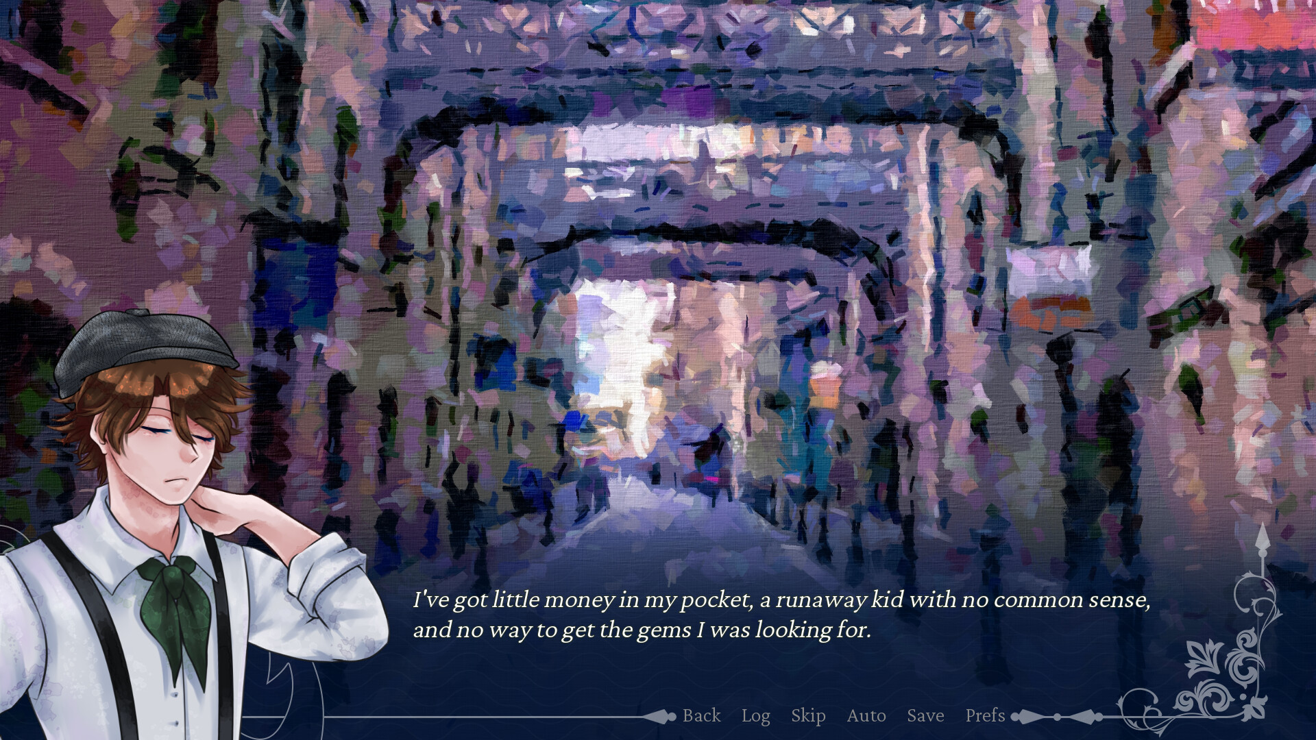 Crimson Waves on the Emerald Sea