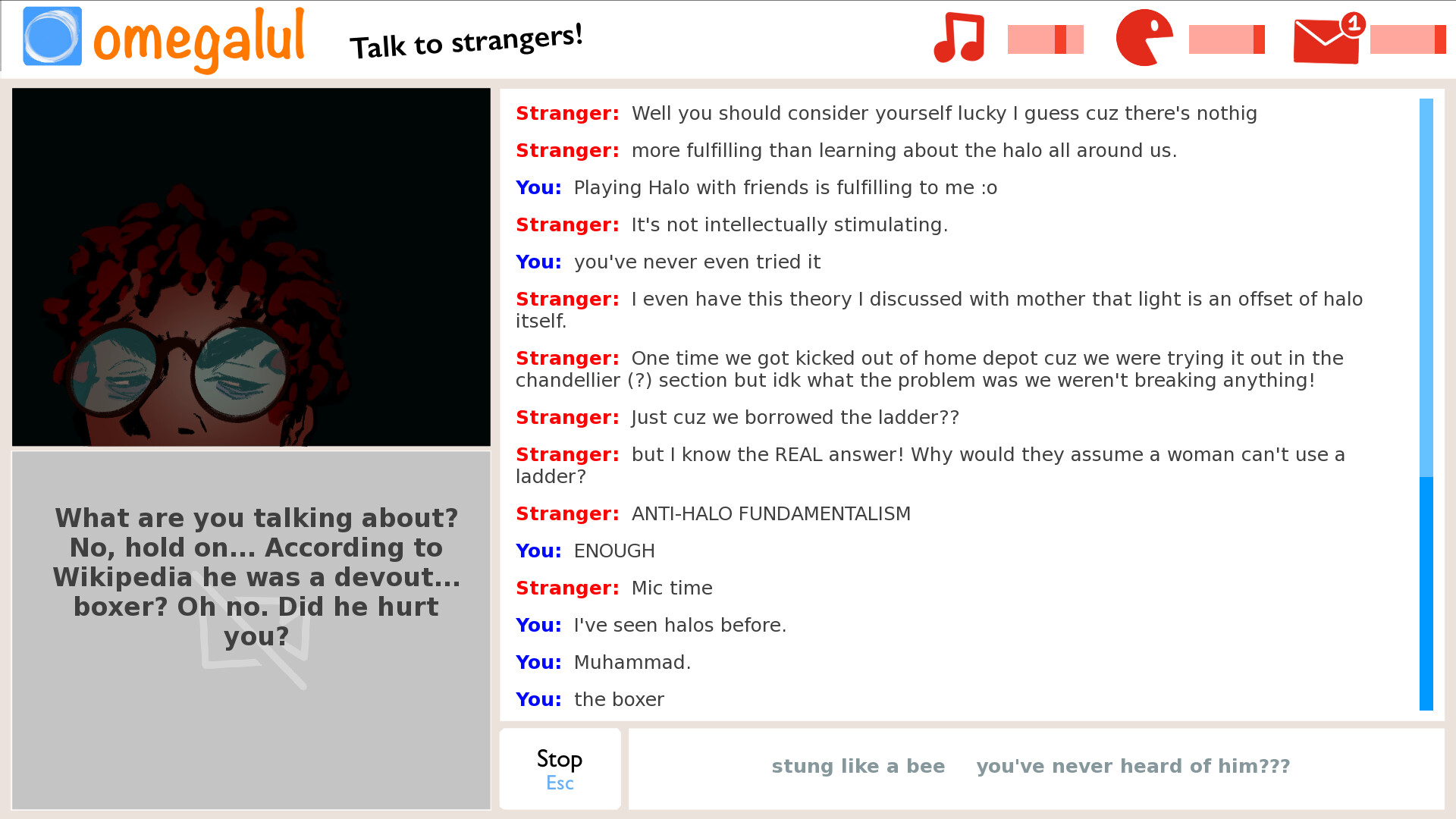 i just wanted to talk about halo