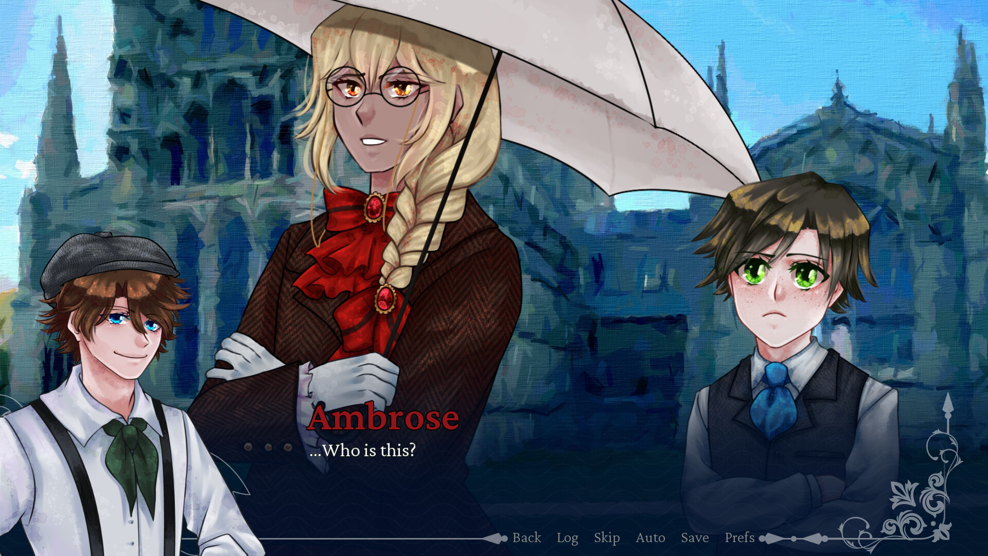 Crimson Waves on the Emerald Sea