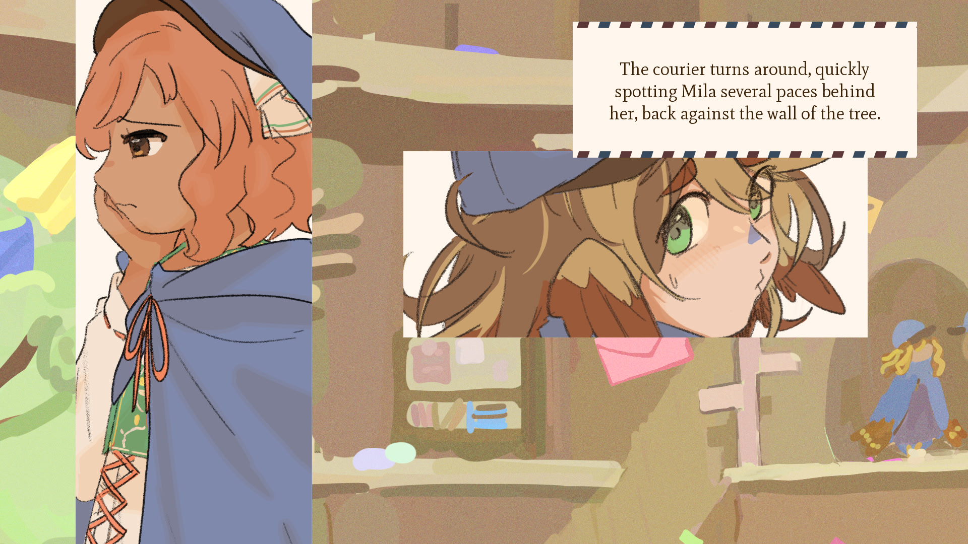 Upwards, Rain! The Post Office of Farewells