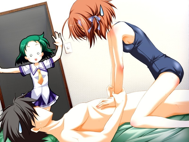 여동생에게! 스쿨미즈 입혔으면 벗기지 마!