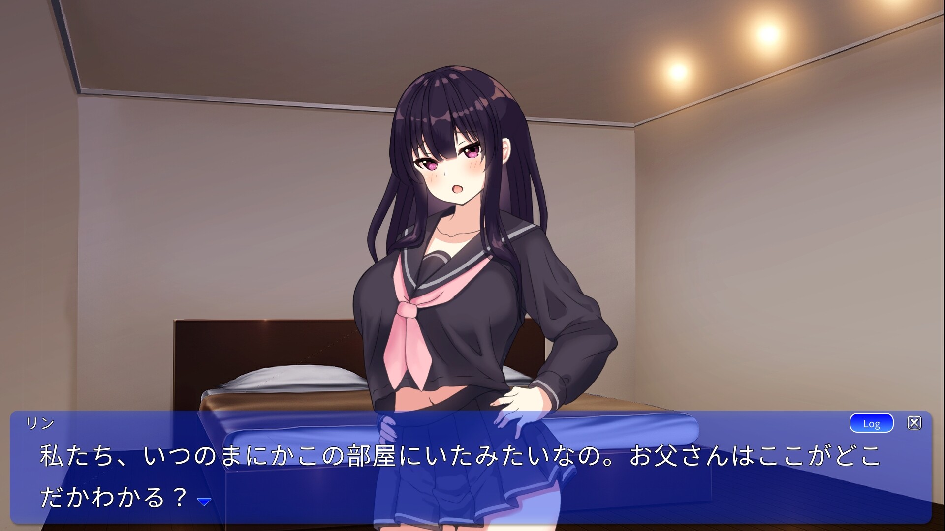 부녀와 밀실～섹스하지 않으면 나갈 수 없는 방에서 반항기 딸과 엣치하는 Live2D 만지기 SLG～