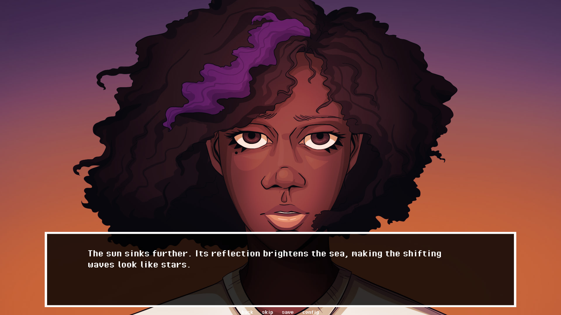 rest: in a dark room