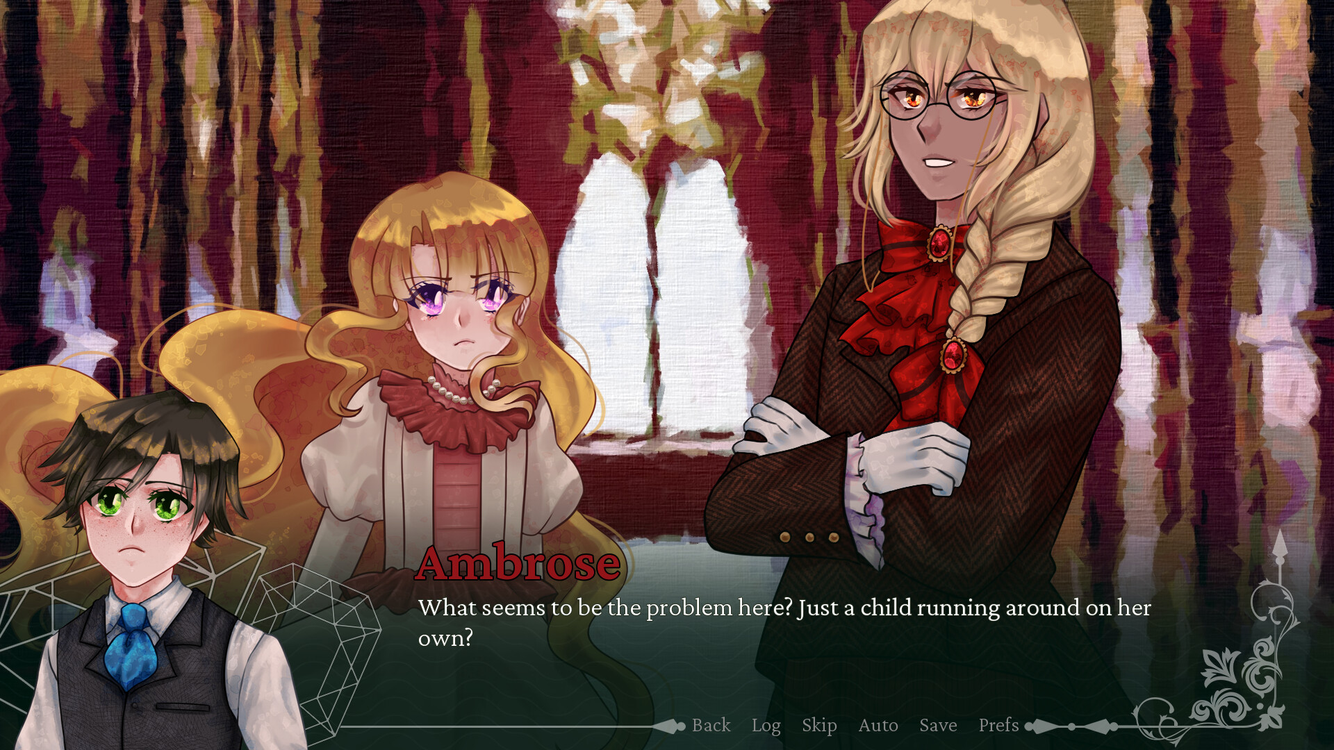 Crimson Waves on the Emerald Sea