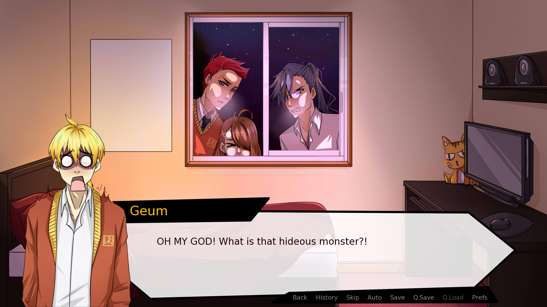 I'm a love interest in my childhood friend's Halloween story