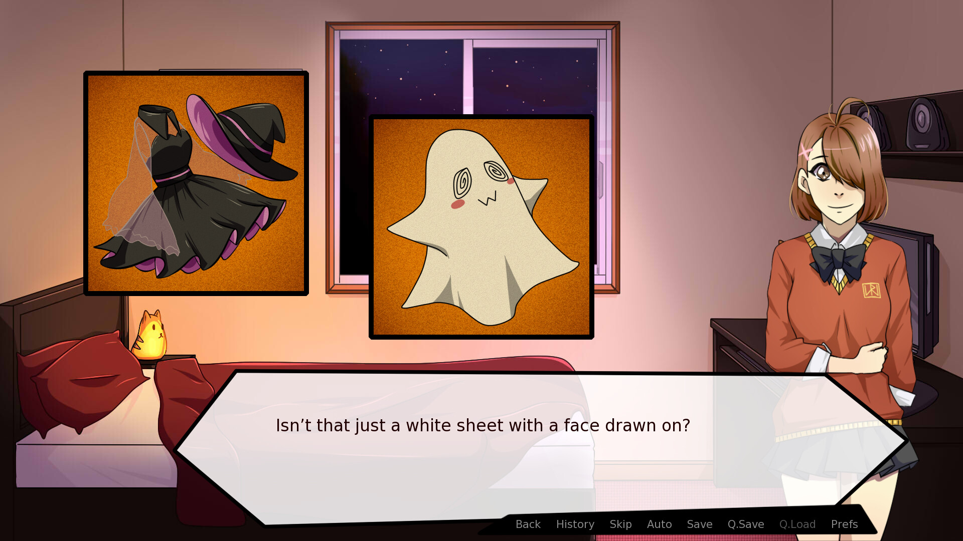 I'm a love interest in my childhood friend's Halloween story