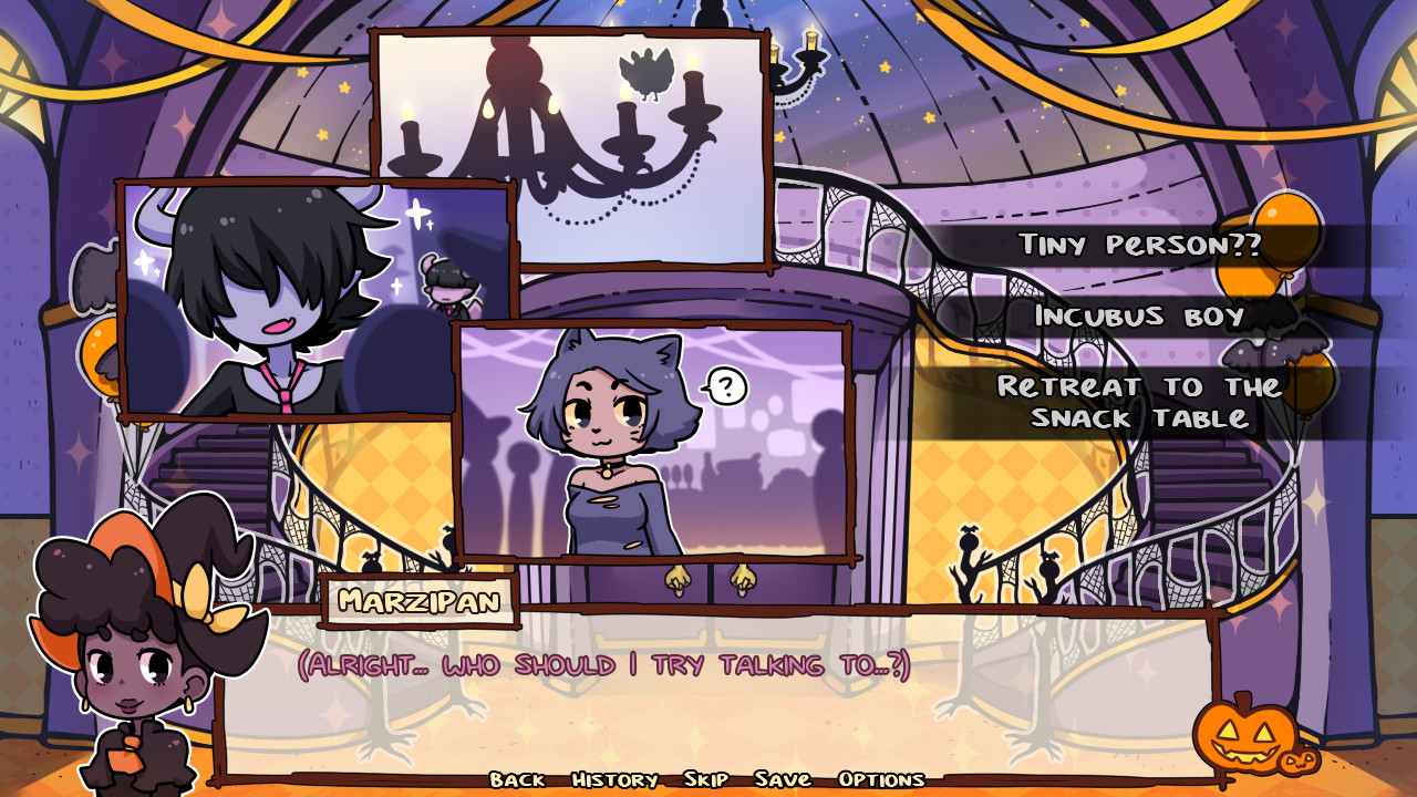 First Kiss at a Spooky Soiree