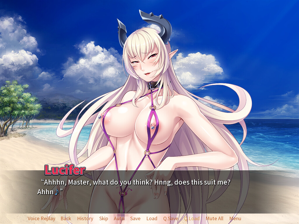 오만 거유 마왕 루시퍼, 추방당한 밑바닥 소환사의 절대 복종 임신 시키는 사역마로 타락하다