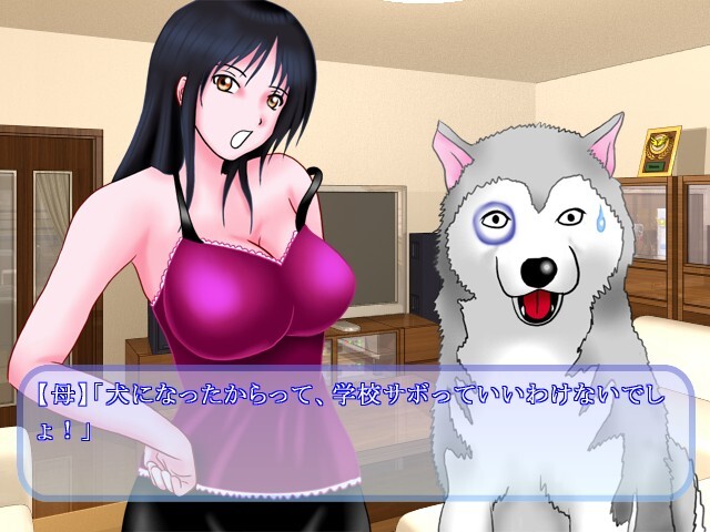 개로 변한 저와 H하는 여자들