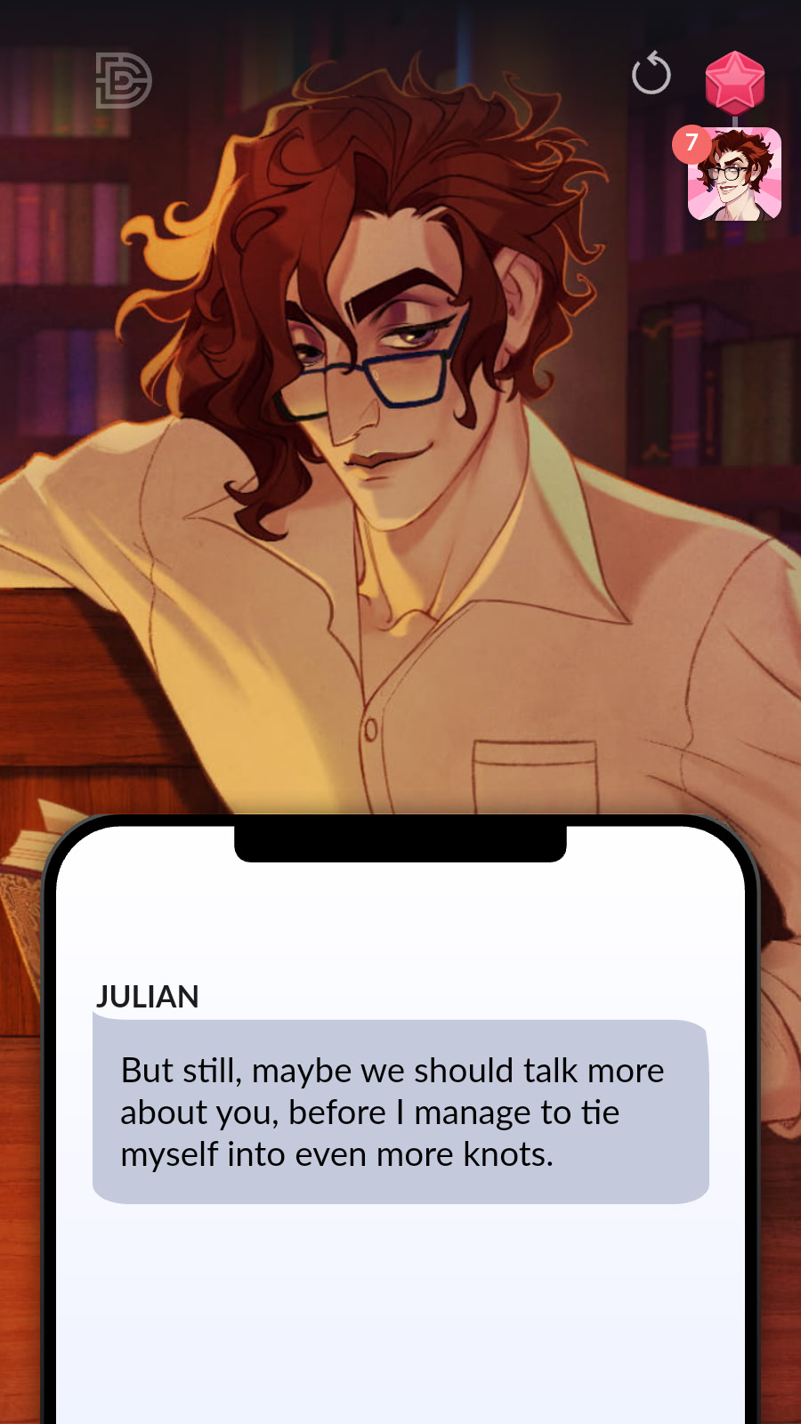 Modern Arcana: Texting Julian!