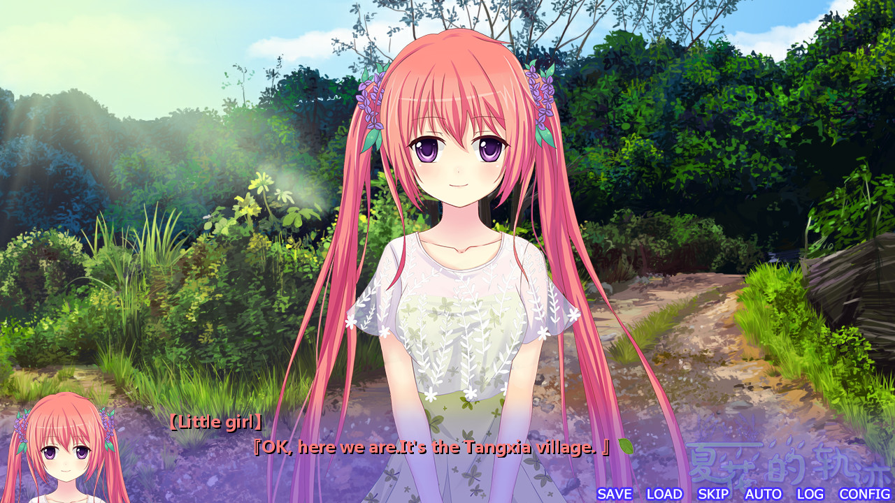 Trajectory of summer flower