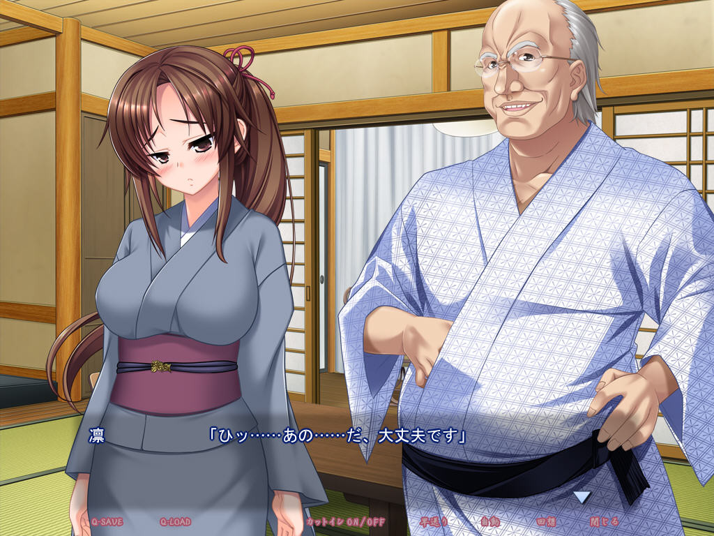 질내사정 AV 촬영 ~JK 여관주인 온천 접대 당신의 딸이 AV에 출연합니다~