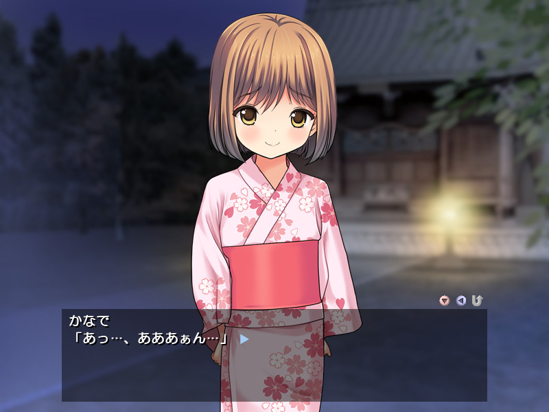 나츠마츠리에서 만난 소녀 카나데