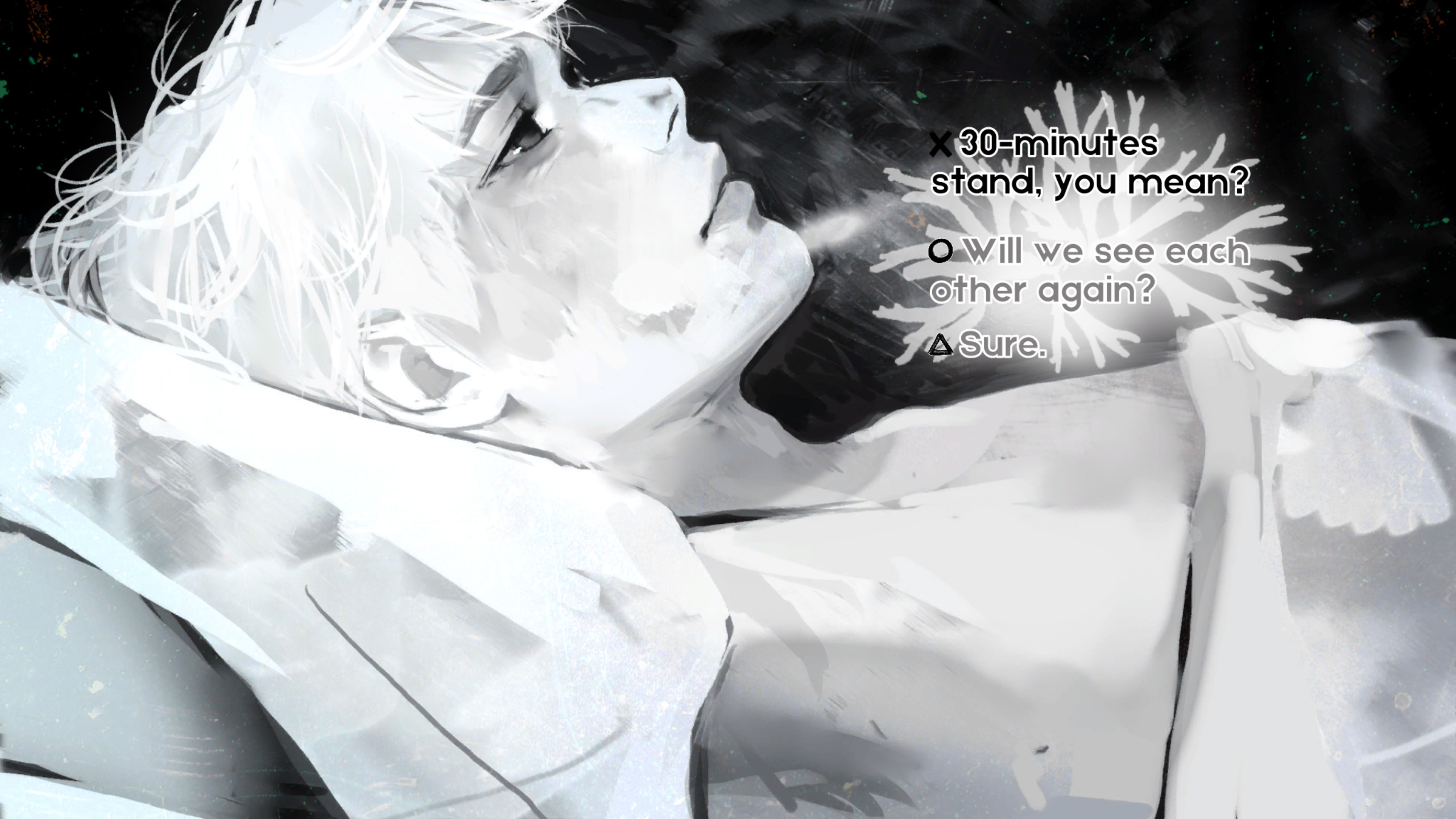 I woke up next to you again.