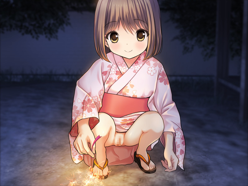 나츠마츠리에서 만난 소녀 카나데