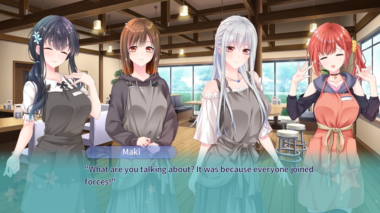 호시와 소녀가 점치는 미래