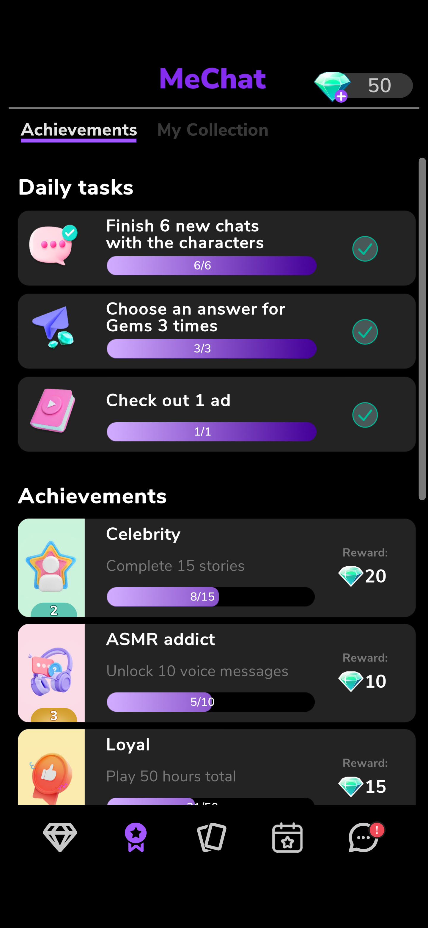 MeChat - Interactive Stories