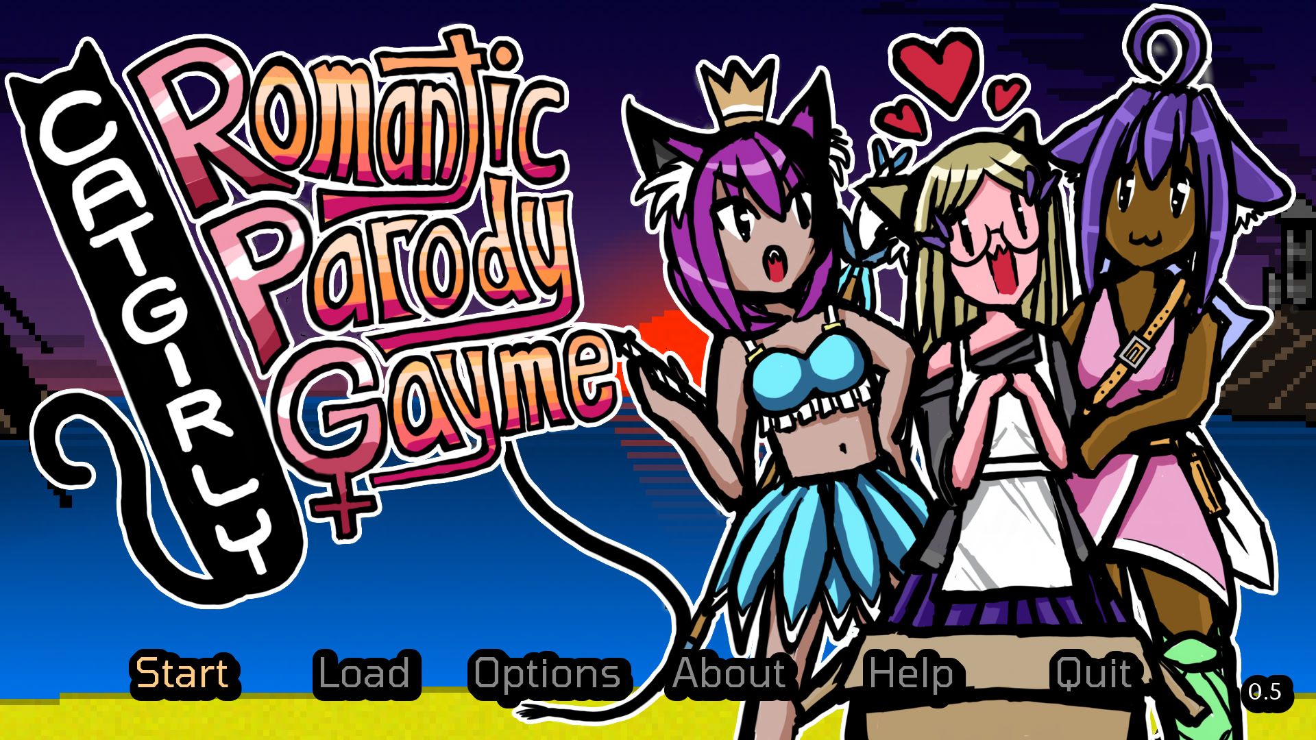 Catgirly Romantic Parody Gayme