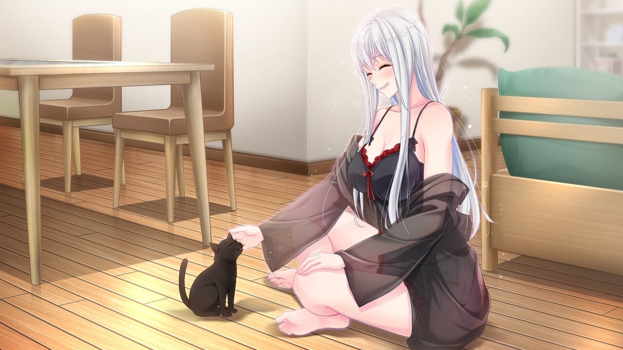 호시와 소녀가 점치는 미래