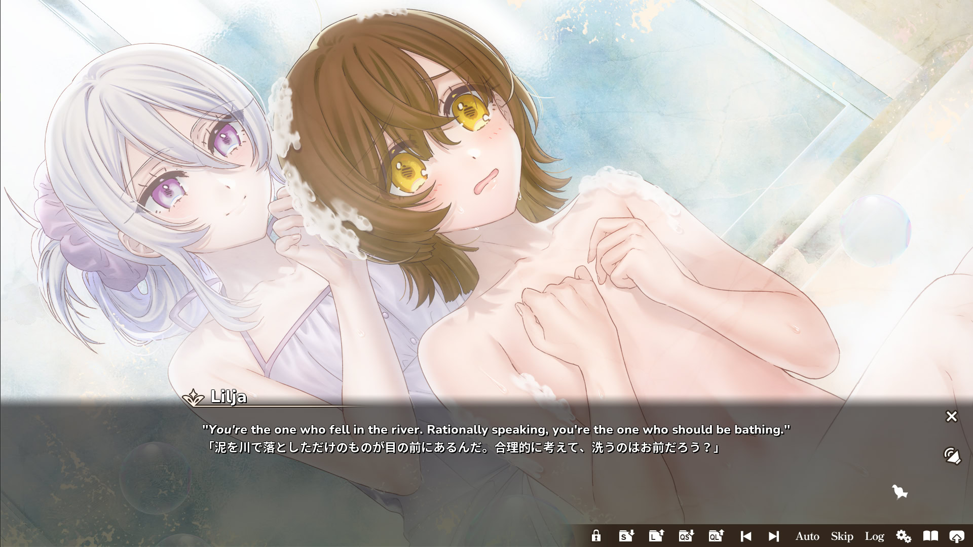 릴리아와 나츠카의 순백색 거짓말