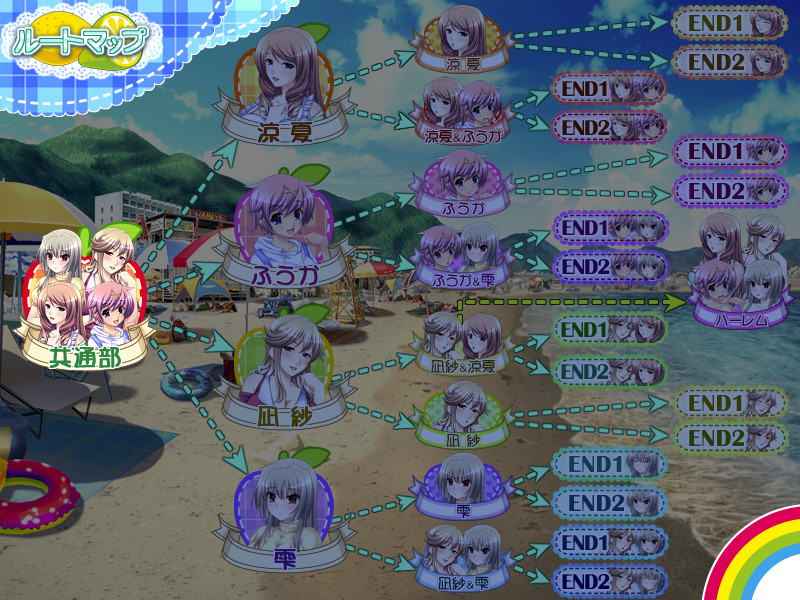 따뜻한 어머니 딸 미쿠스! ～더블 모녀와 러브 러브 펜션 성활～