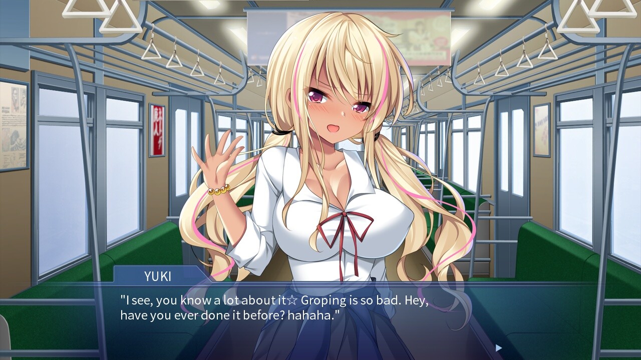 발사 올라이트♪ 시골 열차는 마음껏 당하는 중!? ～갸루와 문학소녀의 아저씨 놀리기～