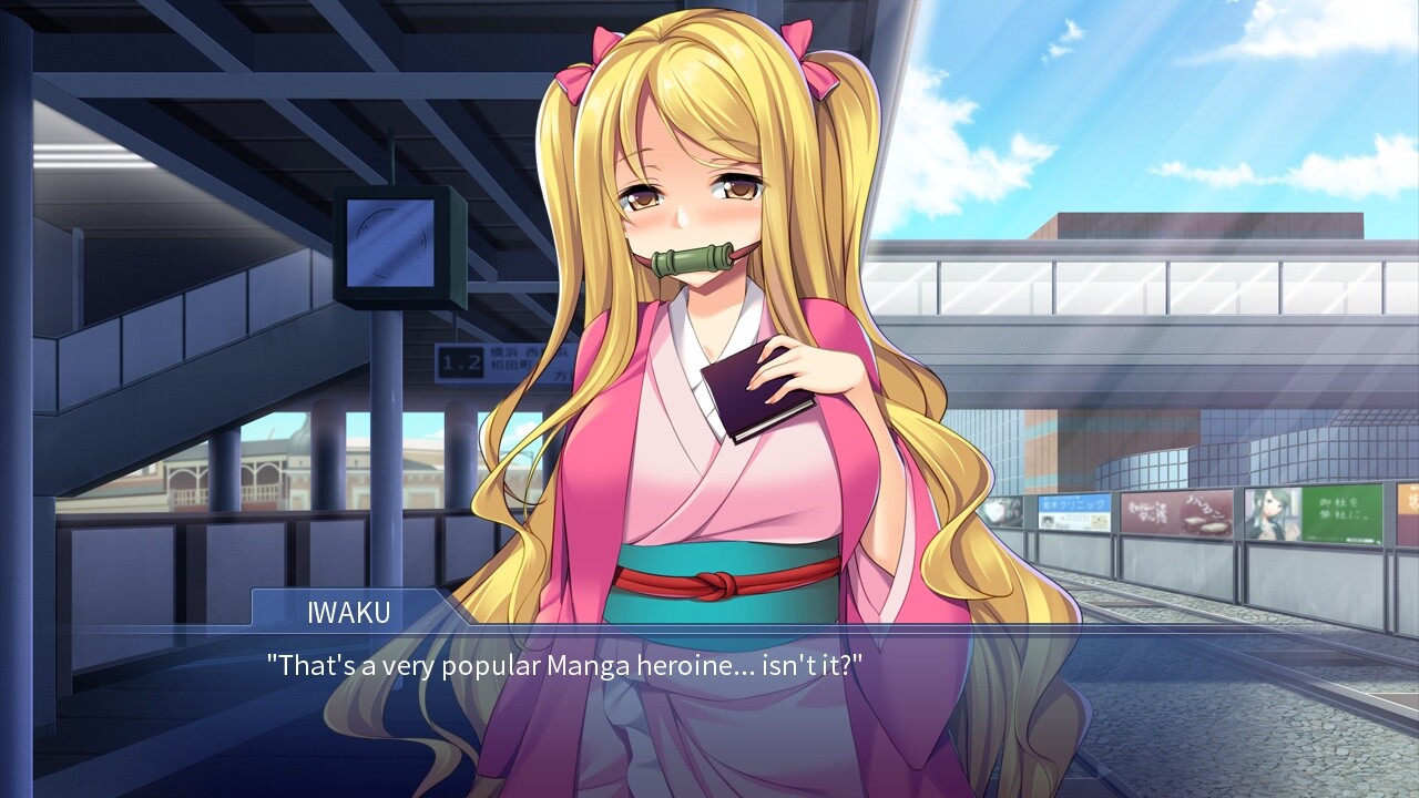 발사 올라이트♪ 시골 열차는 마음껏 당하는 중!? ～갸루와 문학소녀의 아저씨 놀리기～