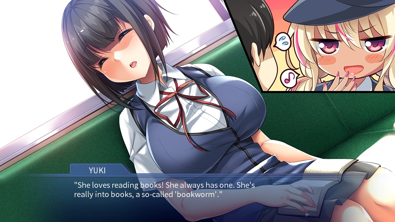 발사 올라이트♪ 시골 열차는 마음껏 당하는 중!? ～갸루와 문학소녀의 아저씨 놀리기～